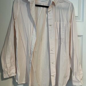 Lucky Brand Women's Light Pink Striped Shirt